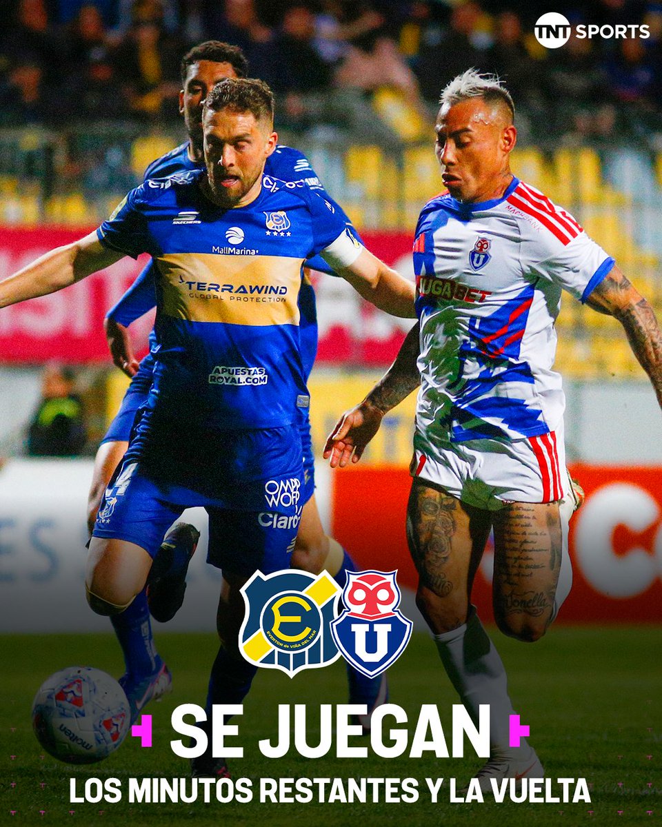 TNTSportsCL's tweet photo. 👀🏆🇨🇱 ATENCIÓN

La Federación de Fútbol de Chile (FFCh) confirmó este 25 de septiembre la resolución respecto al duelo de ida entre Everton y #LaU, por los octavos de final de la #CopaChileCocaColaZeroAzúcar 2026, que fue suspendido a los 82 minutos.

La entidad determinó que los minutos restantes se jugarán en la previa del duelo de vuelta, en el #MatchdayDomingo, sin público en las tribunas del Estadio Nacional. En tanto, el segundo partido se jugará con público y localía Azul en Ñuñoa.

Más detalles en https://t.co/cRoeOSTQlI 📲💻 Link en la BIO 📍