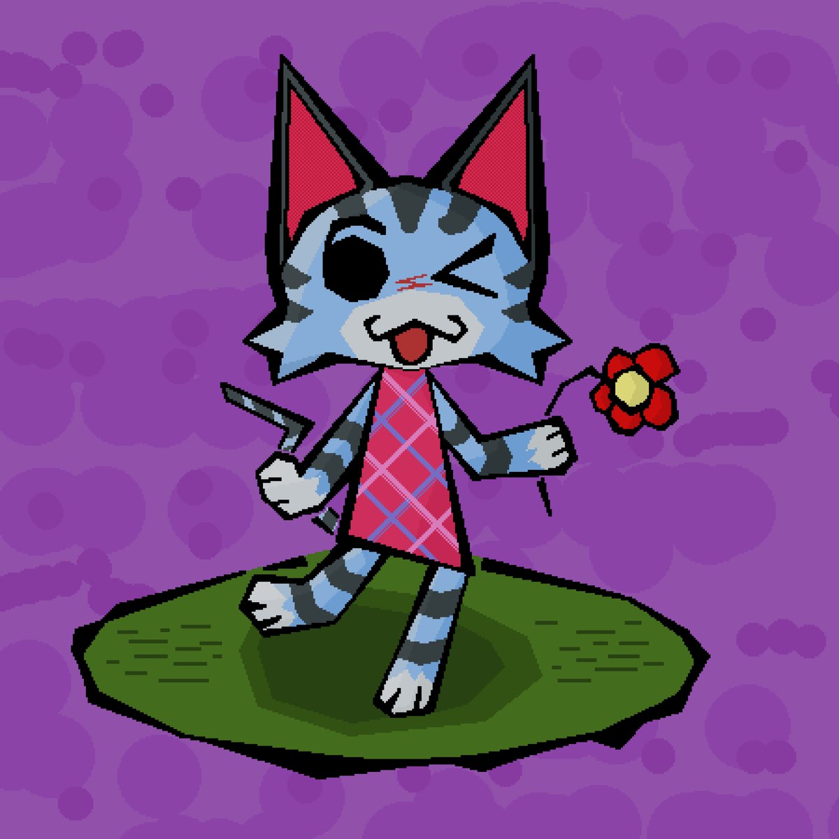 Musst_rT's tweet photo. A villager from #AnimalCrossing Because I find Lolly quite adorable and silly.
#pixelart #art https://t.co/aFb9U2B9qW
