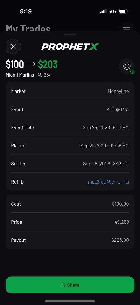 theguyjoe69's tweet photo. @ProphetX where id my payout the game has been over https://t.co/f6dbbr9sys
