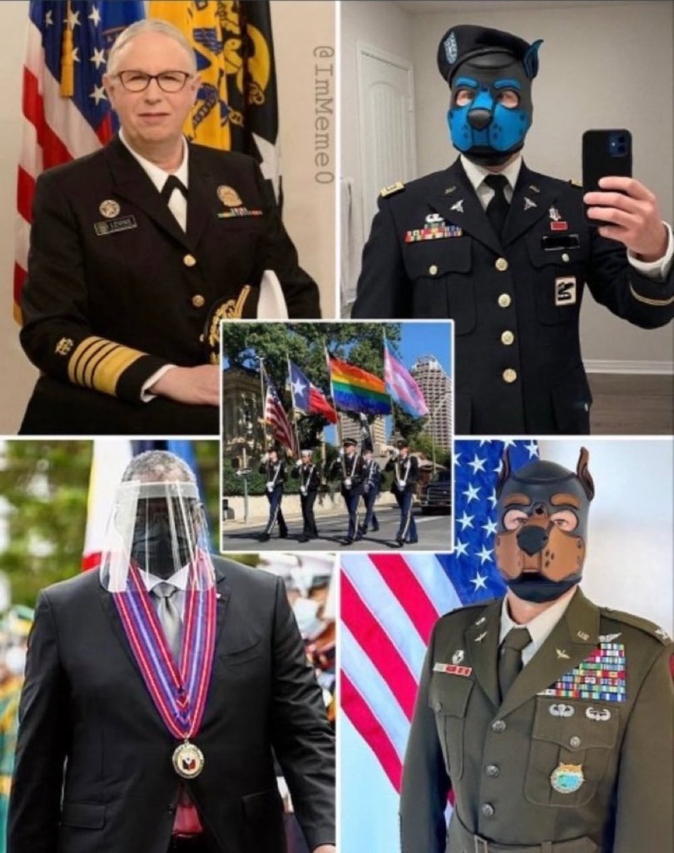 realannapaulina's tweet photo. I still can’t believe this was what the military was like under Biden. Unhinged tbh. https://t.co/KpgKAp0AbX