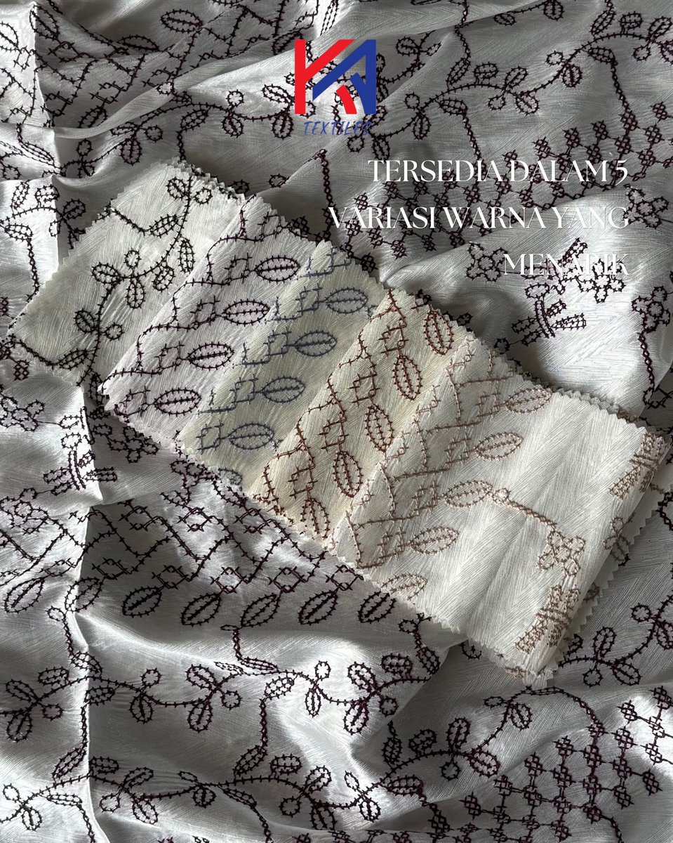 violetmoore2h9e's tweet photo. Elevate your style with Banana fabric paired with beautiful, distinctive Swiss Fashion Embroidery in White. Its elegant texture and detailed embroidery create a luxurious, feminine, and sophisticated look for every outfit. Perfect for any fashion https://t.co/ozjoUXiqb9