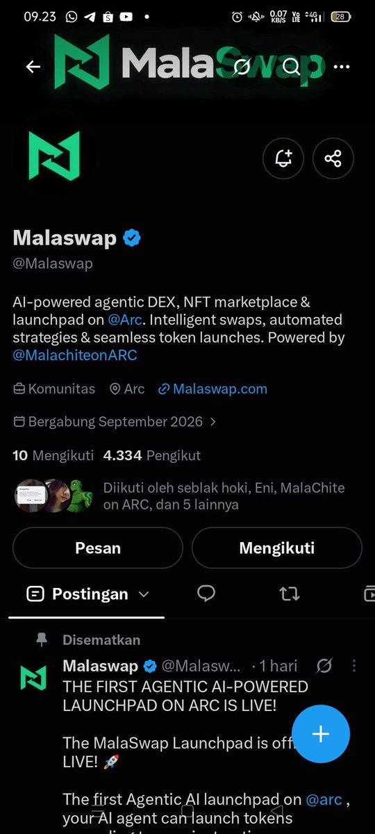 0xsarr's tweet photo. @OyayesGA @MalachiteonARC @Malaswap https://t.co/5kwhiz6ijp