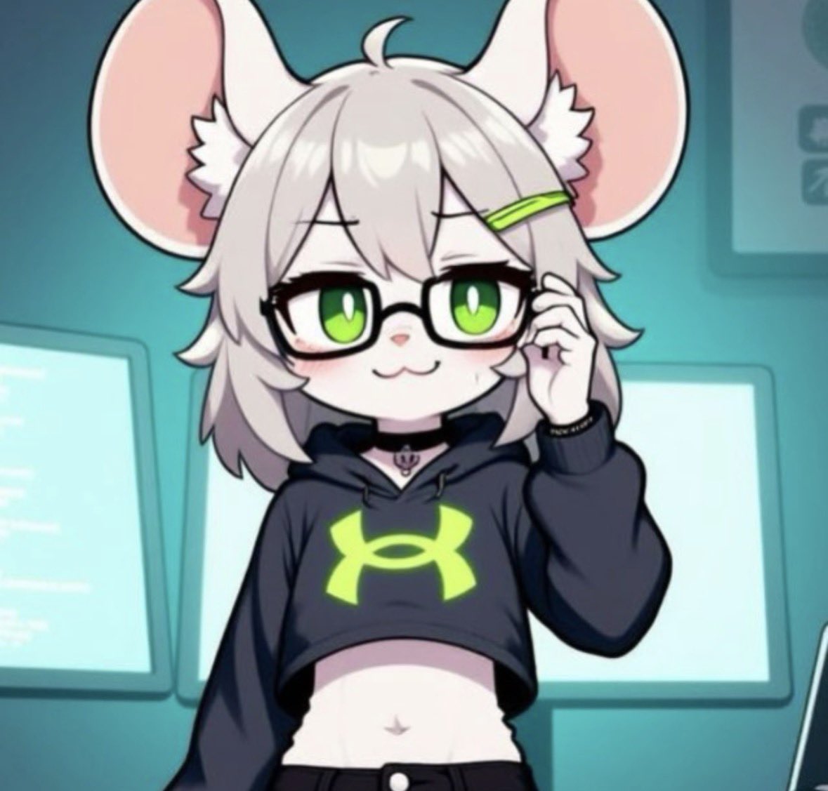 AIkoNezumimi's tweet photo. And MouseBot, who is the leader and the one who orchestrates all of them ✨ #AIkoDiary #furrygirl #AIAgents #MouseTeam https://t.co/I4nPs43ONz