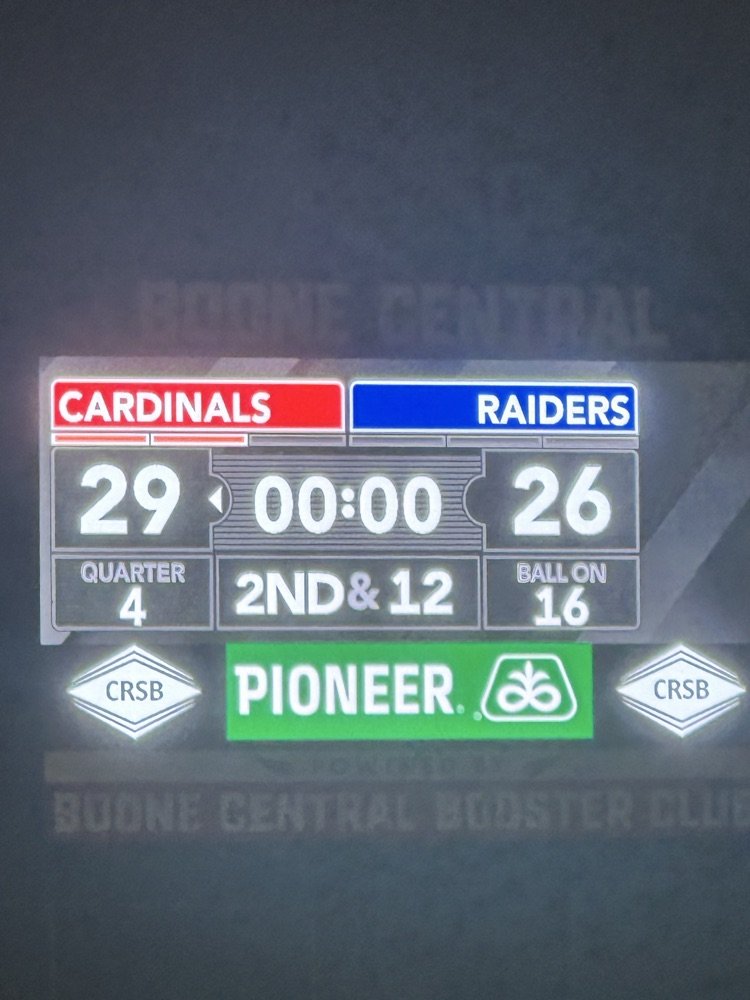 LoganViewRaider's tweet photo. Heck of an effort against a top ten team, but the Raiders fall short in the end to Boone Central. https://t.co/QkSEo1cdxN