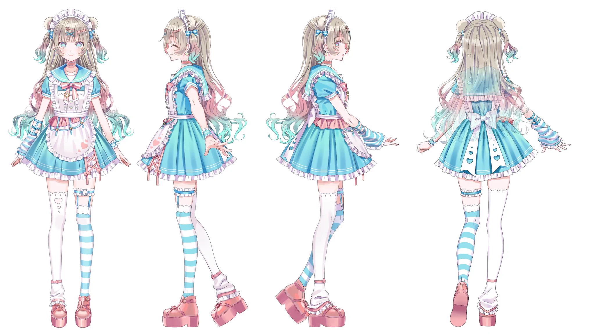 【もも様】ご依頼衣装 水桃リズ🩵🫧︎ on X: 