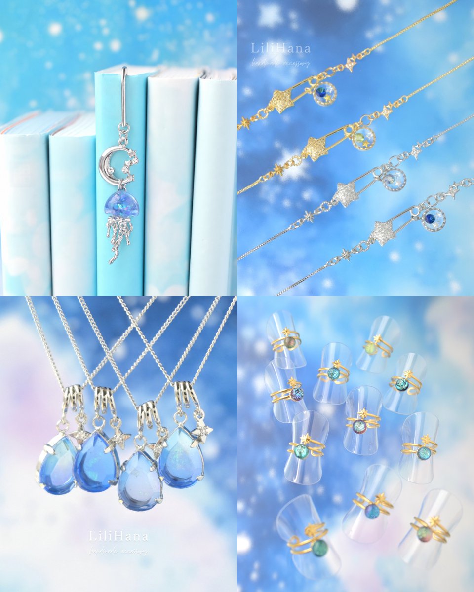 lilihana_2018's tweet photo. 銀座ロフト、最後の週末です⟡.*

気軽に身に着けられる宙のアクセサリーを
たっぷりお届けしています🌛*.

#宙フェス夜市 POPUPは【10/1】まで🌟 https://t.co/QwA7lPxGZ5
