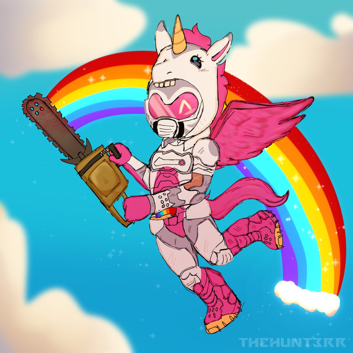 TheHunt3rr_'s tweet photo. DOOMicorn!! 
#doomslayer #doometernal https://t.co/wq0RqEp2qo