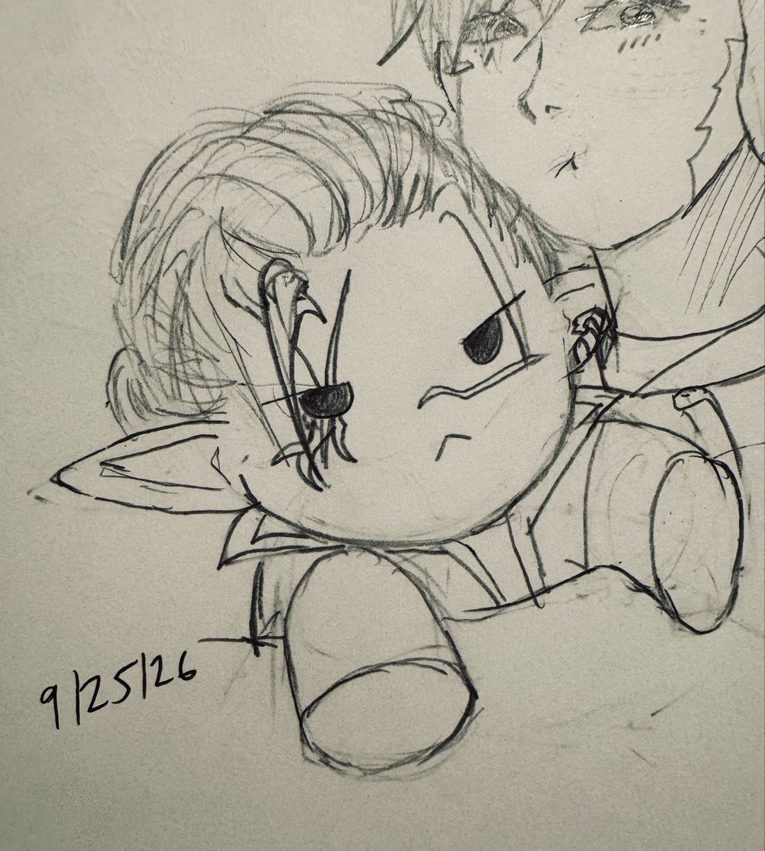mazarine356's tweet photo. Celica having a tyrant doll made me thinkโฆโฆ.and I drew this. #thetyrant #woltyrant https://t.co/IzjgVYPeRO