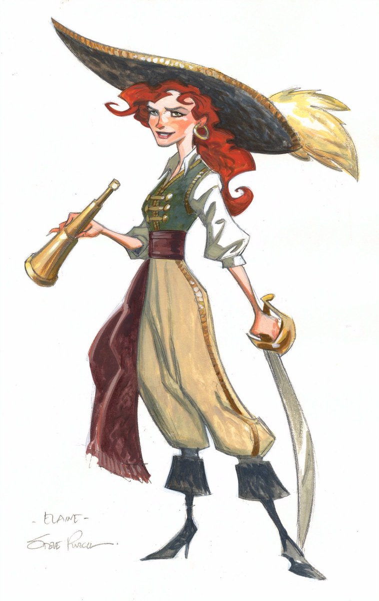 ani_obsessive's tweet photo. Character designs by Steve Purcell for The Curse of Monkey Island (canceled), dir. David Carson, Lucasfilm https://t.co/t4ukwuys83