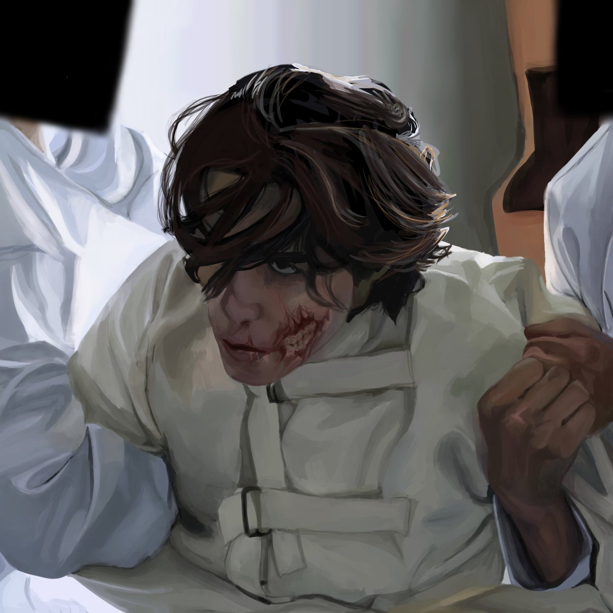 Puipui_Molcar1's tweet photo. EVEN MORE TICCI ART! Also give suggestions on who to draw next cuz I'm kinda out of ideas.😶 #Ticcitoby #Creepypasta https://t.co/mNyPjpzmh0