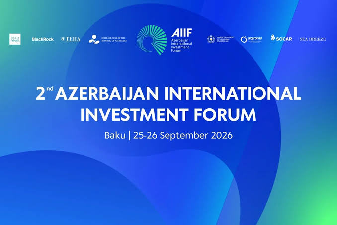 FaridTalibovMFA's tweet photo. 第2回アゼルバイジャン国際投資フォーラム（AIIF 2026）が、2026年9月25日・26日にアゼルバイジャンのバクーにあるバクー・コンベンション・センターで開催されました。
#AIIF2026 
#Baku 
#Azerbaijan https://t.co/hJLGCRXY6V