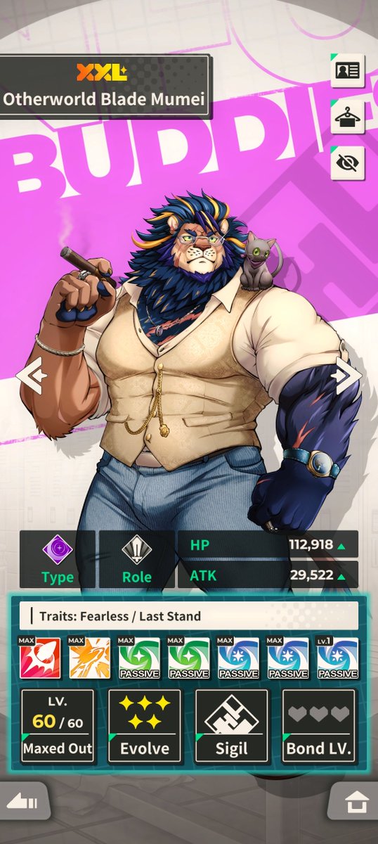 Inflativison's tweet photo. My 1st and easiest 5* I've ever got  lol, I got like 2 of him per pull and it only took like 100 bells to max him out #woofiaXXL https://t.co/rrav2IHGbS