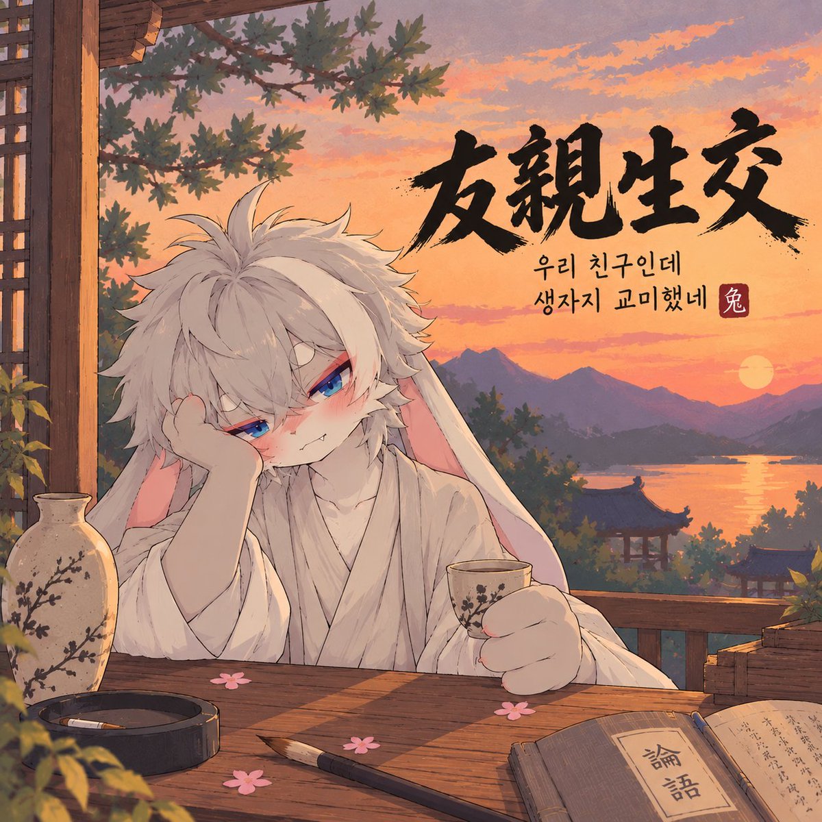 4Bfox's tweet photo. 우친생교 「友親生交」 https://t.co/wAU7mZzqHO