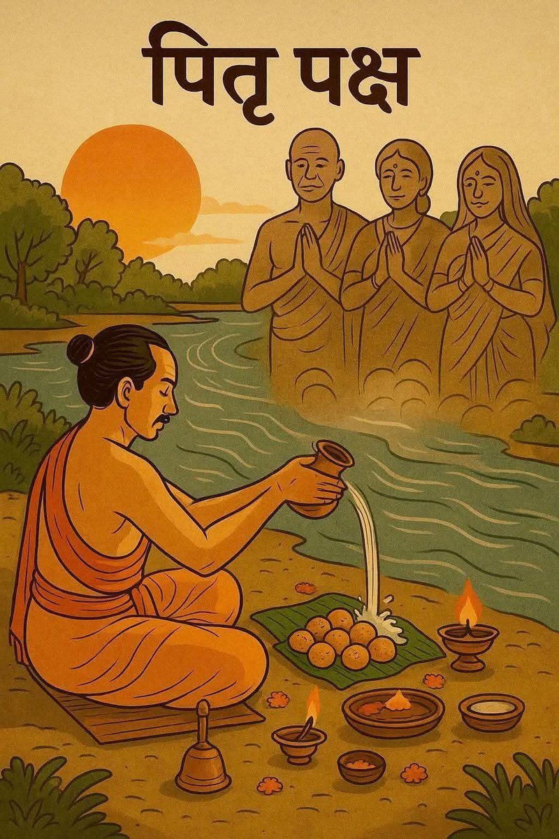 HiNdU05019434's tweet photo. पितृ पक्ष पर पूज्य पितरों को सादर नमन...

हमारे अस्तित्व, संस्कार और जीवन मूल्यों की नींव हमारे पूज्य पूर्वजों ने रखी है। 
पितृ पक्ष उनके प्रति कृतज्ञता, श्रद्धा और स्मरण का पावन अवसर है। 
इस पावन अवसर पर सभी पूज्य पितरों एवं पूर्वजों को सादर नमन एवं श्रद्धांजलि।🙏

#पितृपक्ष https://t.co/WHjXn9kxxw