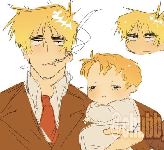 BabyTomatuu's tweet photo. Dumb babies with their hot dad looks like this to me https://t.co/VnBrdQA3ME