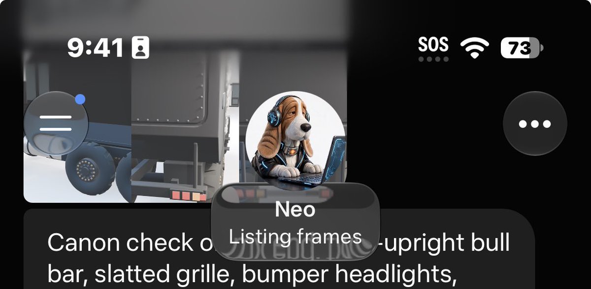 ClosedLadder's tweet photo. @nyxnyxia @alexandr_wang Yes, you can change it. My avatar is a cyberpunk basset hound in an AI lab, usually typing away on a laptop. https://t.co/f6fZ3KcxuI