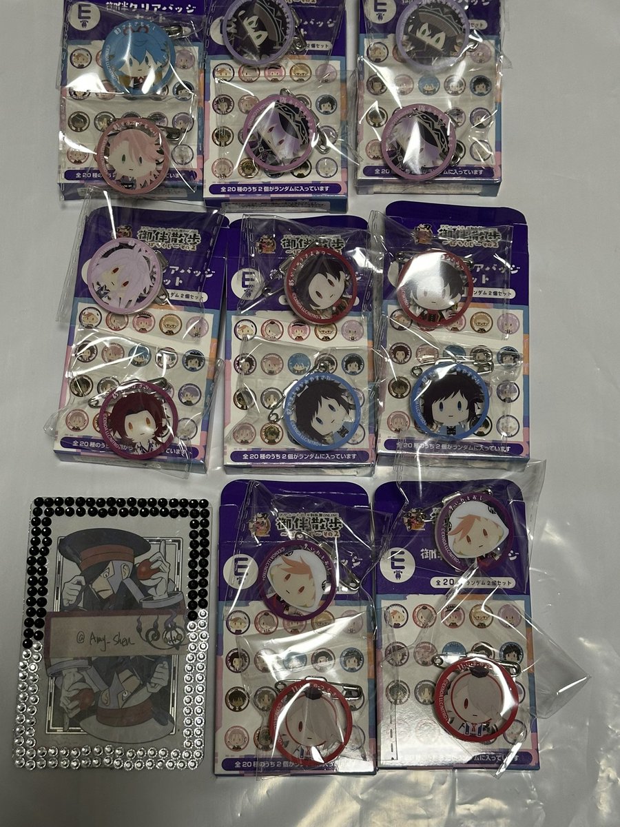 Amy_shen_'s tweet photo. 【交換】刀剣乱舞　御伴散歩　ぽちくじ　その2 フリューくじ
譲: D 三郎/髭切/福島/笹貫/治金丸/面影/山伏/小竜/堀川/燭台切/実休/北谷菜切/明石/膝丸
E 小夜/宗三/水心子/清麿/千子/蜻蛉切/加州/安定/岩融/今剣
求: D亀甲1 山姥切国広
E 大慶2
本日夕方池袋手渡し/後日池袋手渡し/郵送 https://t.co/JaJY0BPtNr