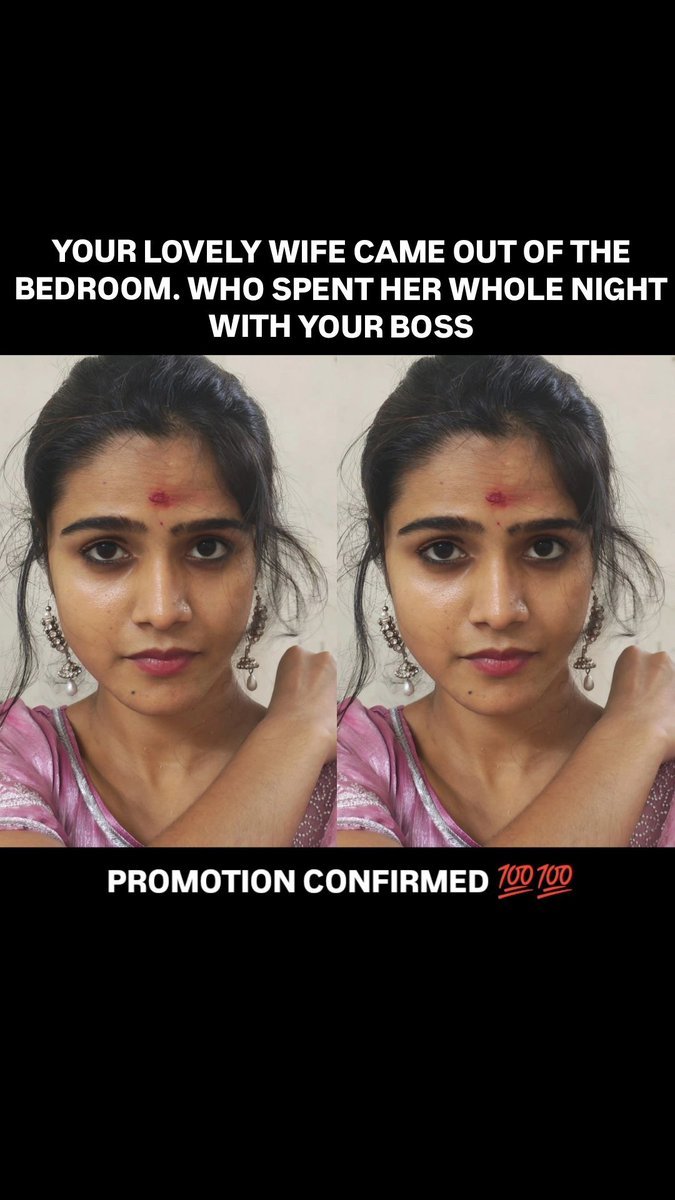 Naughty2paiyan's tweet photo. Ipdi oru wife kidacha kandipa promote than 😈 https://t.co/mWRoMBya3J