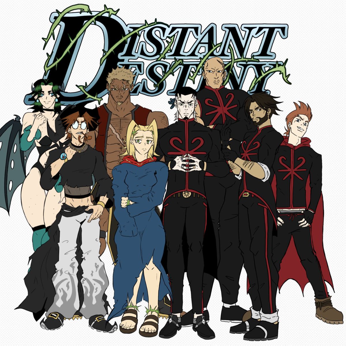 zelsharpe's tweet photo. Distant Destiny Main Cast https://t.co/fkd7Kk9BnQ