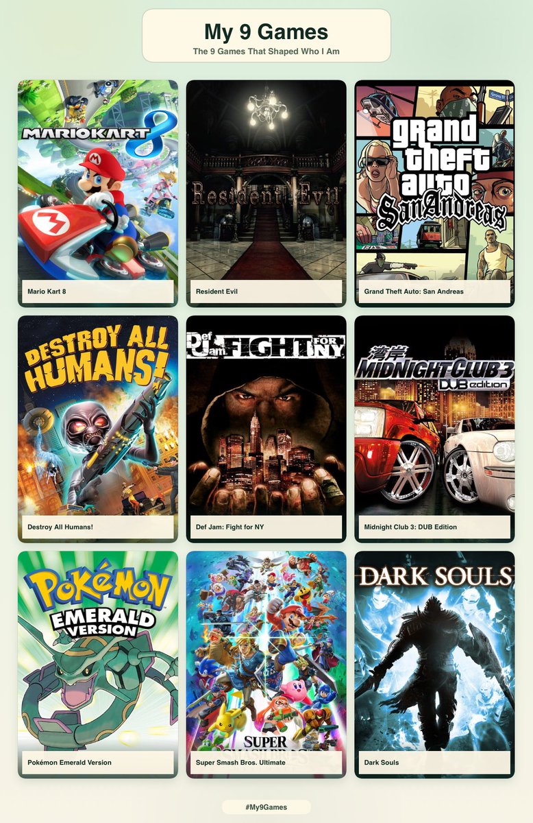 vRedPool's tweet photo. Why is it just 9? I have played these games just as much or a lot more https://t.co/13689mvkon