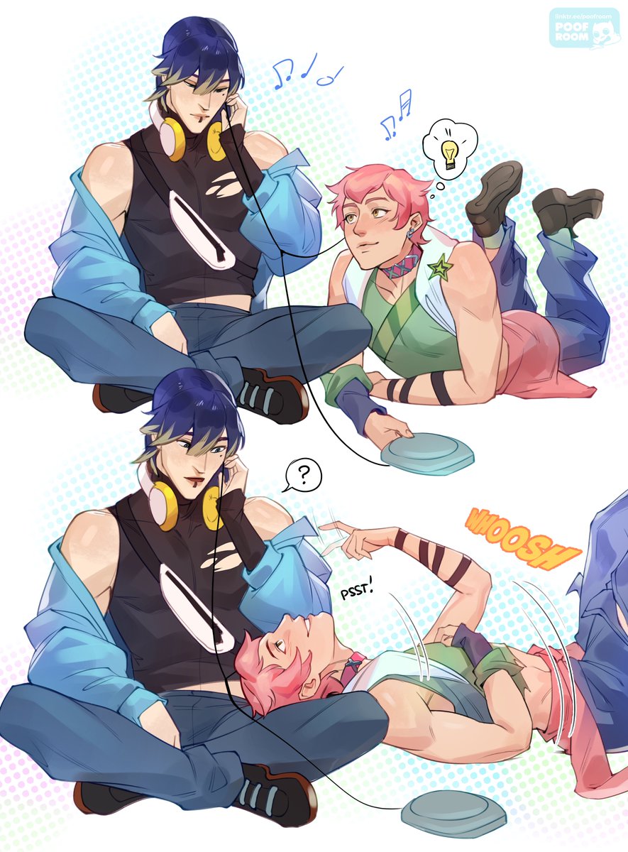 poofroom_art's tweet photo. 🏳️‍🌈❓❗️
#Ezreal #Aphelios #Phel #HEARTSTEEL‌ https://t.co/cRGB9Y3fRv