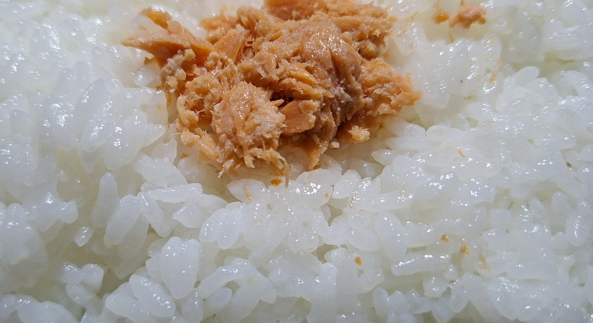 poutoren's tweet photo. 朝昼ご飯はローソンのぼだっこ飯
こんな��本物じゃないって言われてるけど、食べ慣れない人にはちょうどいい塩度なんじゃないかな？
ただ、これをぼだっこと称してしまうのは｢違う｣と思うので
やっぱ商品名だよねぇ https://t.co/ulITzuD5sY
