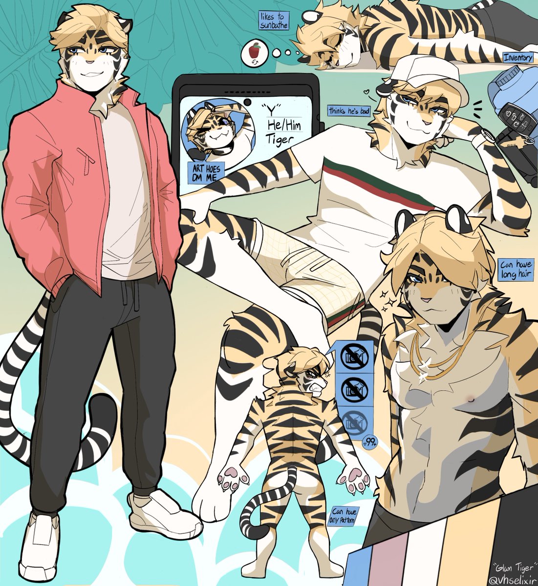 vhselixir's tweet photo. tried something different 🫰🐯 https://t.co/S9oexi3Vp8