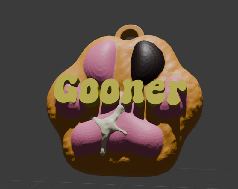 tsukiboi28's tweet photo. I designed a keychain for all those gooner fluffs out there! 
#furryart #furry #gooner #3dprinting
Print your own:
https://t.co/uSFeHQsYYJ https://t.co/GLX9RhcEBb
