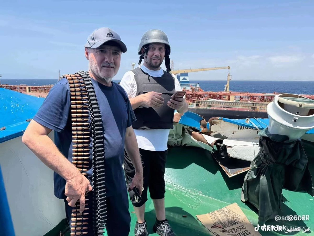 MarioNawfal's tweet photo. 🇮🇶🇸🇴 Iraqi tribal fighters sailed straight into pirate territory to take back their ship and WON

When Somali pirates hijacked an oil tanker owned by a member of Iraq's Al Shaghanba tribe and demanded a ransom, they picked the absolute wrong target. 

Instead of paying up, forty armed tribesmen launched a daring counter raid, storming the vessel and taking it back by force.

Five hours of heavy gunfire and seven captured pirates later, they got their ship back.

Job well done lads. 

Writer: Bri 

https://t.co/dixvnhrx1s