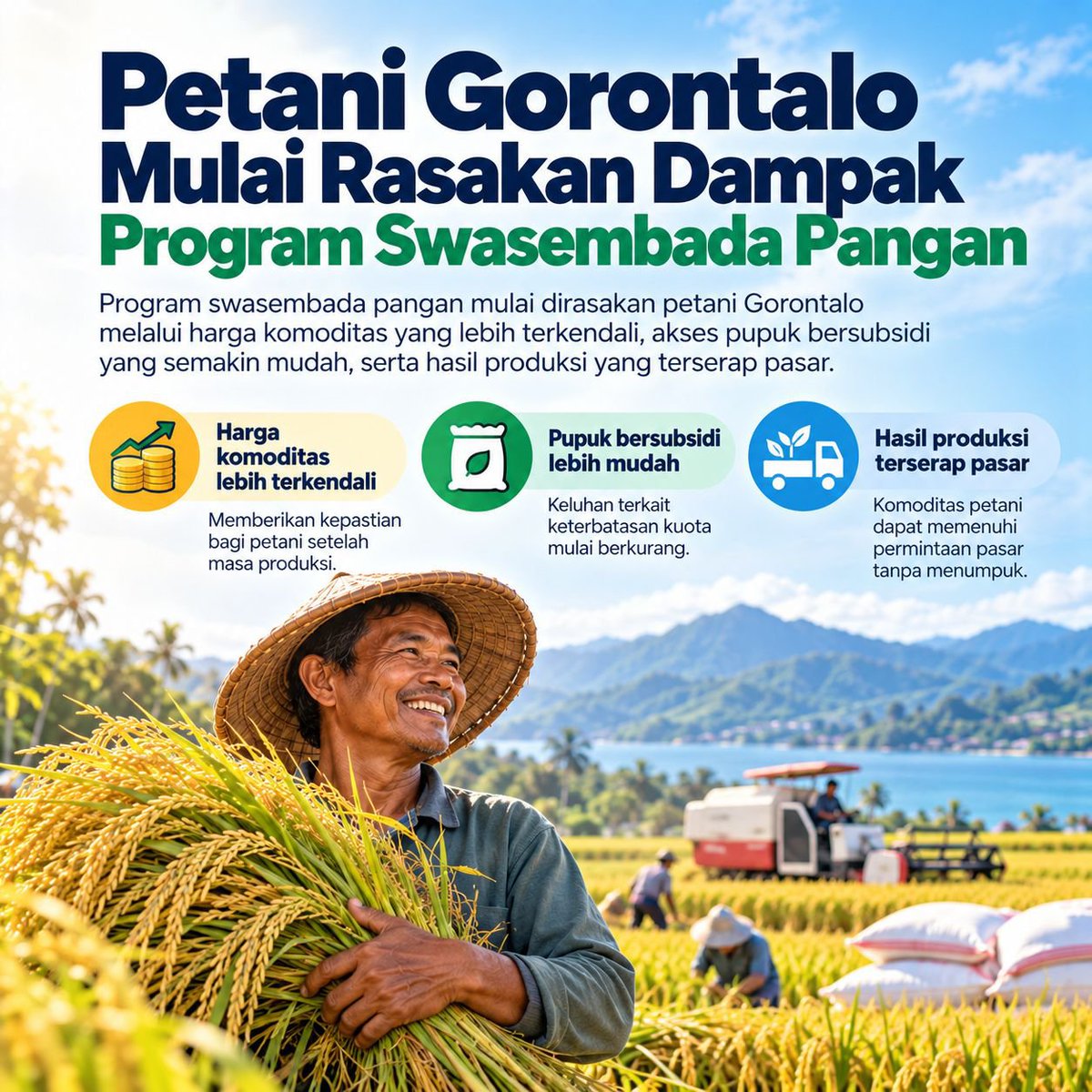 jivwong's tweet photo. Setiap Panen Selalu Ada Pasar, Petani Gorontalo Tidak Lagi Cemas #KetahananPangan https://t.co/yXzuj6ya18