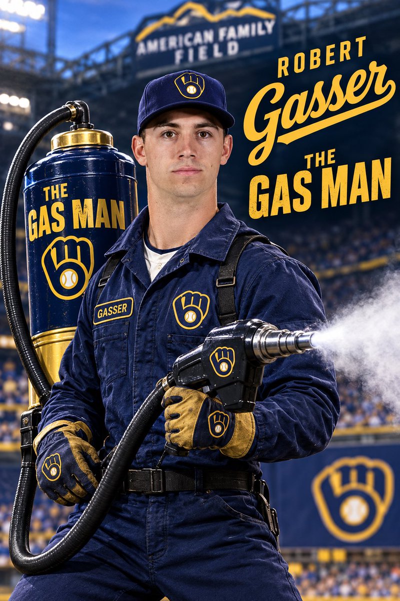 Bifff33's tweet photo. The Gas Man showed his post season value for the Brewers tonight.  
Sadly, so did Bryse (Flip) Wilson. https://t.co/jJKbWYVxts