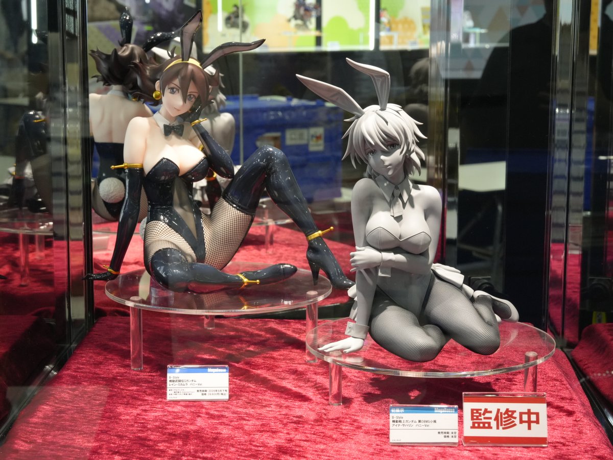 mega_hobby's tweet photo. 【#メガホビEXPO2026】

B-style ガンダムシリーズからは新作として
『機動戦士ガンダム第08MS小隊』
アイナ・サハリン バニーVer.が登場！ 

パイロットスーツとは印象の違うバニー姿のアイナは必見です。

https://t.co/AhPdYWpeXT
#ガンダム #gundam https://t.co/6Kyh3QN3UJ