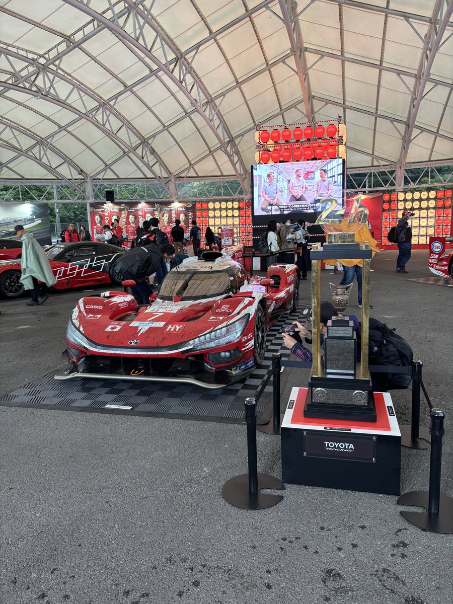 yotty1024's tweet photo. 生憎の雨ですが、地元での勝利に期待！
#WEC富士TR https://t.co/T4P9FLRv45