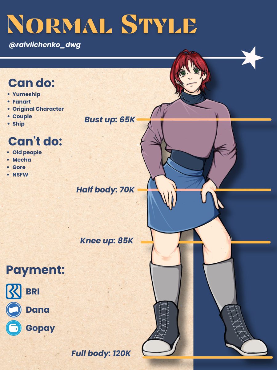 raivlichenko's tweet photo. (URGENT) COMMISSION OPEN‼️😸

[like &amp; share are appreciated 🔁]

Normal Style &amp; Chibi Style.

#commision #digitalart #artcommission #komikindo https://t.co/rPwgQnGWCy