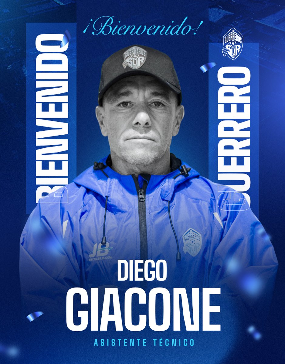 municipalpz's tweet photo. 💙🤍 ¡𝐁𝐈𝐄𝐍𝐕𝐄𝐍𝐈𝐃𝐎, 𝐃𝐈𝐄𝐆𝐎!

Diego Giacone se incorpora al cuerpo técnico del Municipal Pérez Zeledón como 𝐚𝐬𝐢𝐬𝐭𝐞𝐧𝐭𝐞 𝐭𝐞́𝐜𝐧𝐢𝐜𝐨, sumándose a este nuevo proceso al frente de los Guerreros del Sur.

¡A trabajar juntos por nuestros colores! 🫡⚔️💙🤍 https://t.co/jHaO9l8uwa