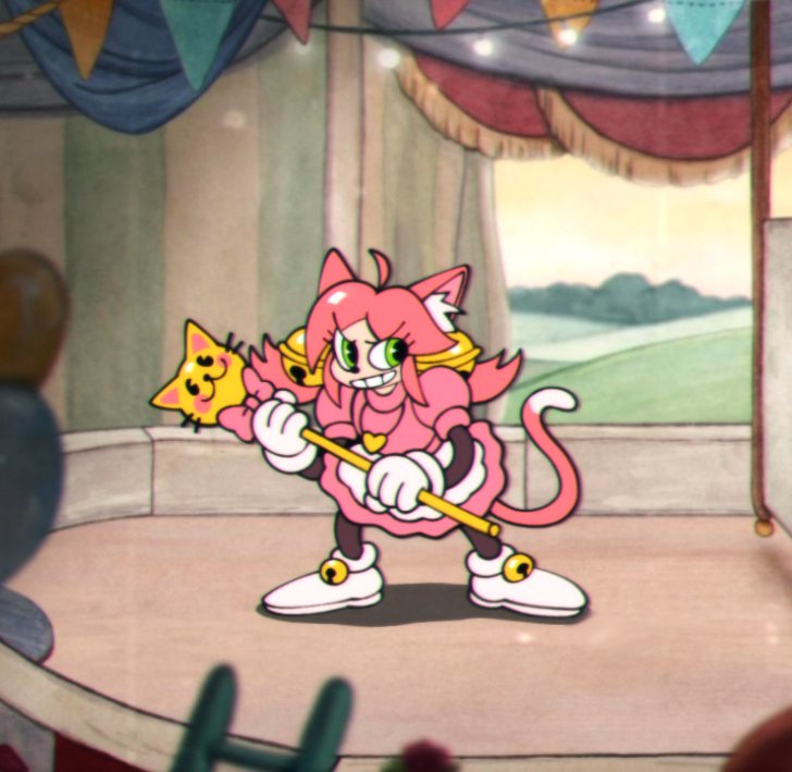 Johnnyhhh246's tweet photo. I drew Tenna and Pink in Cuphead’s art style. 
 
They were fairly popular on Instagram… probably.

#deltarune
 #cuphead #mranttenna #pink https://t.co/RT8cqRJ2dl