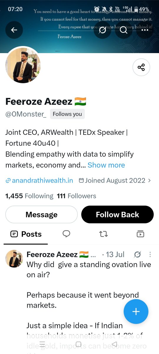 anoopyadav87's tweet photo. @feroze_azeez 🚨Fake Account alert https://t.co/cArt9c8zk5