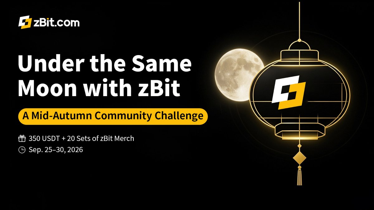 zBit_Official's tweet photo. ๐โจ Under the same Moon with zBit
Celebrate the Mid-Autumn Festival with zBit!
๐ธ Take a real photo of the full moon with the zBit logo
๐ซ No AI-generated images. Real photos only.
How to Join
1๏ธโฃ Community Entry
Follow @zBit_Official + RT this post + drop your photo in the comments
๐ 20 entries with the most likes will receive a zBit Merch Set
2๏ธโฃ Featured Entry
Follow @zBit_Official + Post on your X account using the hashtag #FullMoonWithzBit
๐ zBit Team Picks:
๐ฅ 200 USDT ร 1
๐ฅ 100 USDT ร 1
๐ฅ 50 USDT ร 1
๐
Sep. 25 to Sep. 30, 2026, UTC+4