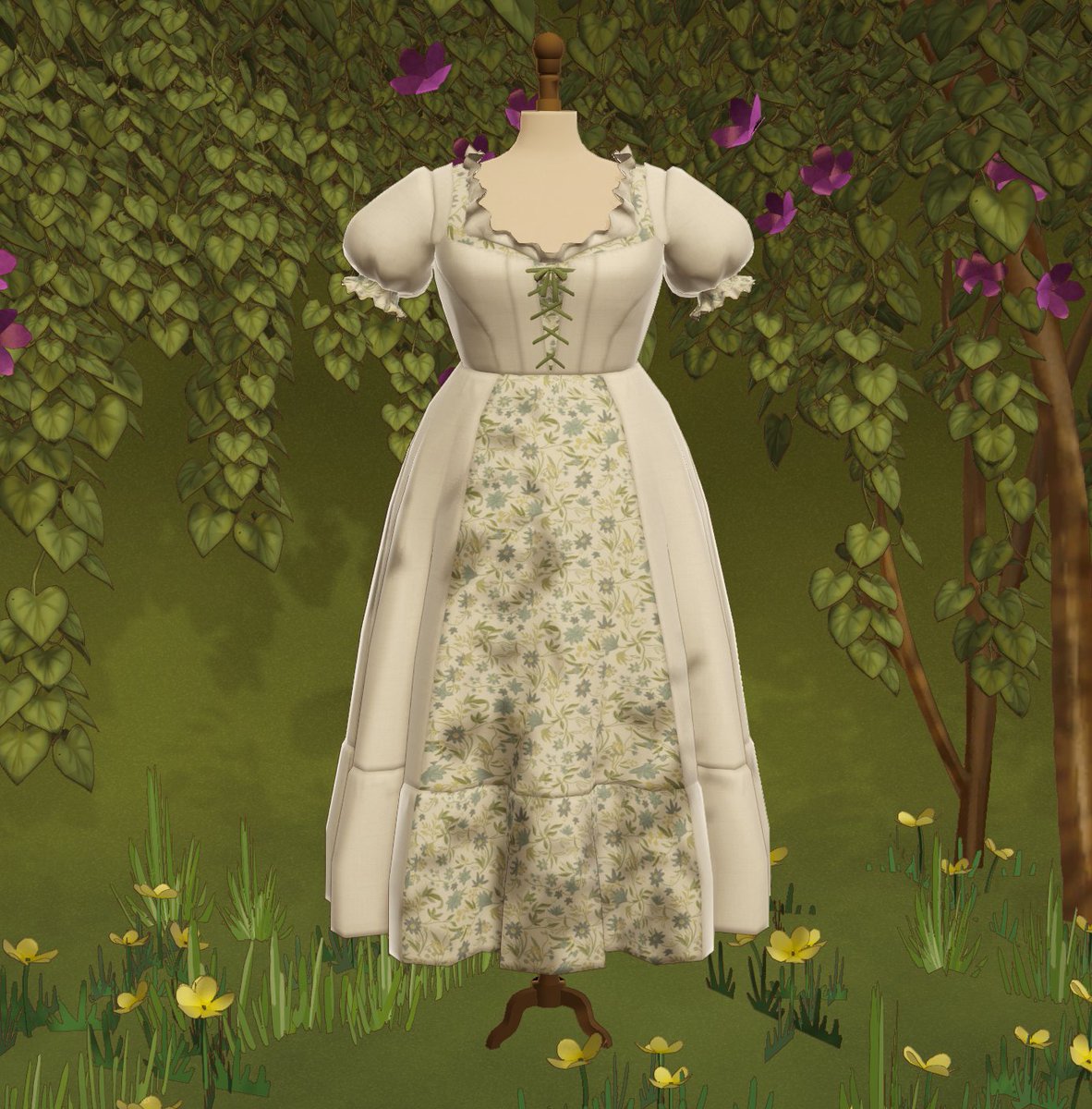 cupoflor's tweet photo. new dress i made! https://t.co/dGrOqRvuSt