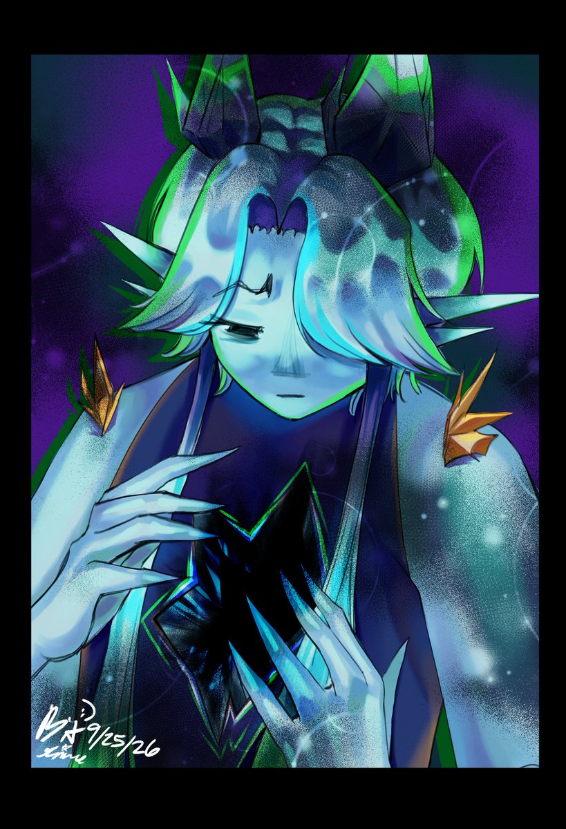 bitlycat's tweet photo. i forget what possessed me to draw my daughter with such angst but now it exists https://t.co/JdoJVuI1He