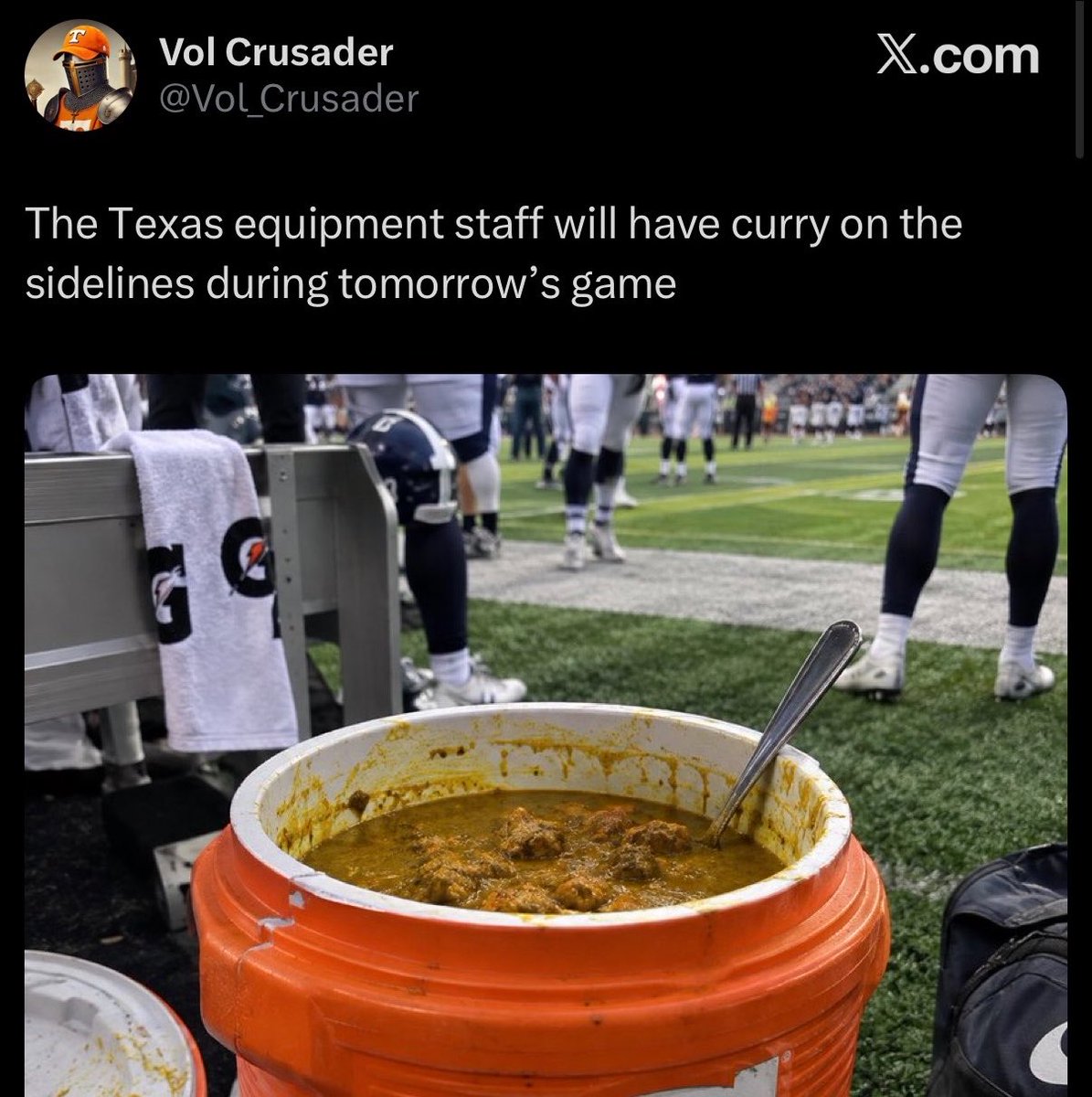 sloppy_steaks's tweet photo. He’s saying this because of the Klan-level racism that is completely normal for SEC fandom btw https://t.co/vi2xHC58FG