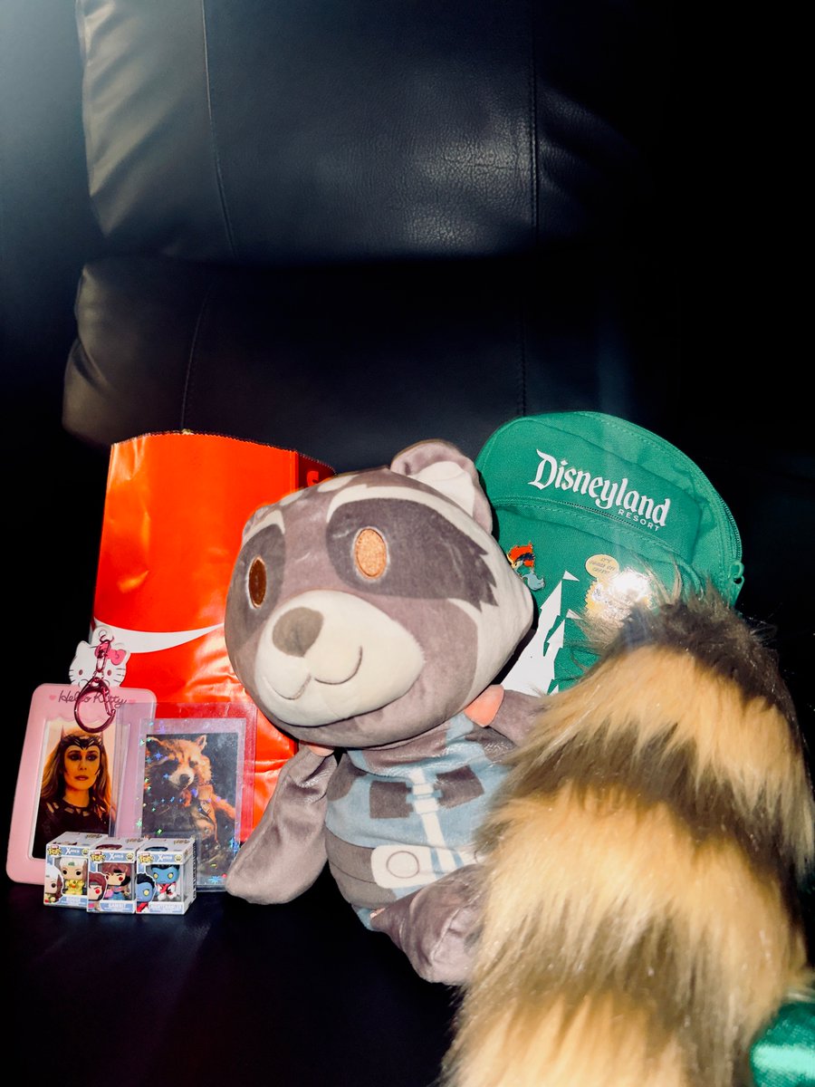 skratchful's tweet photo. now seated: avengers endgame encore 😊💜
#rocket https://t.co/bJcH3Xk2Yc