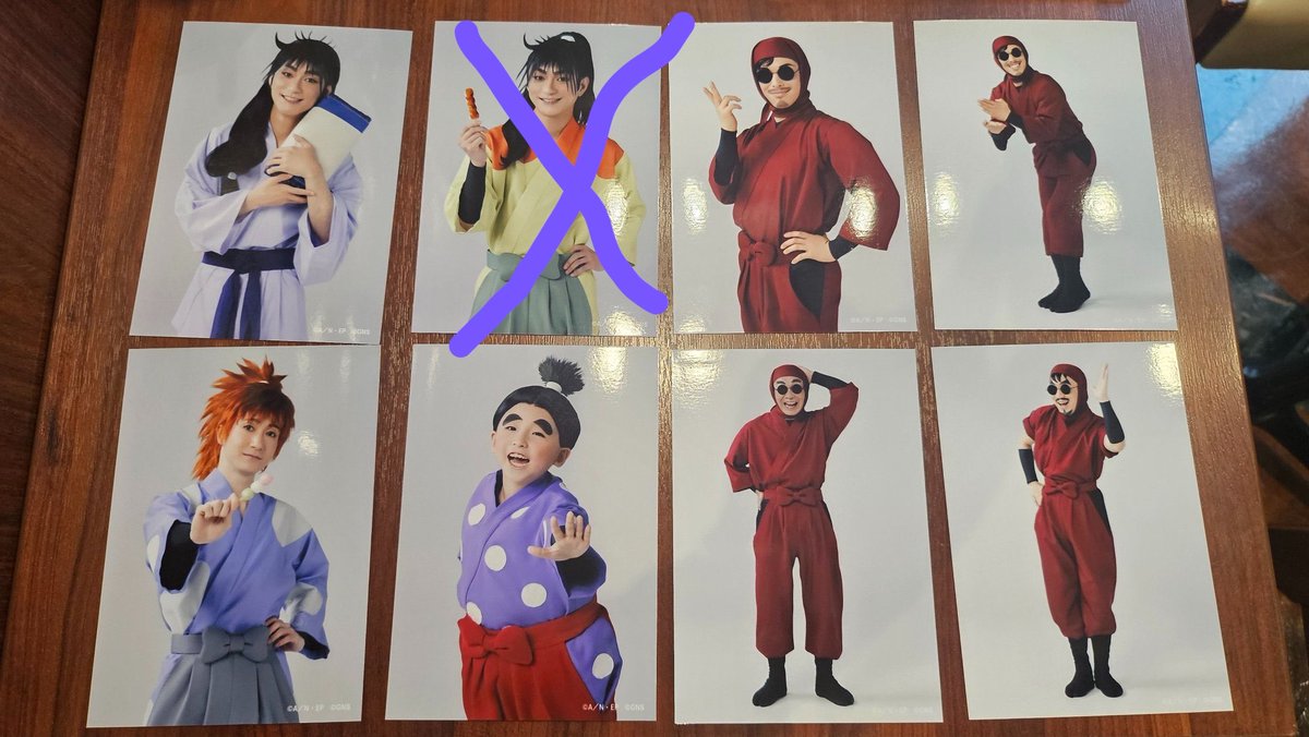 ulsae_'s tweet photo. [交換］劇団忍たま乱太郎　長屋物語　五年生　再演　トレーディングブロマイド

譲:画像

求:ブロマイド　尾浜(私服)

26昼(土)/28昼(月)の公演前後手渡し可能です。

検索からでもお気軽にお声がけください。 https://t.co/2FfATHNLG8