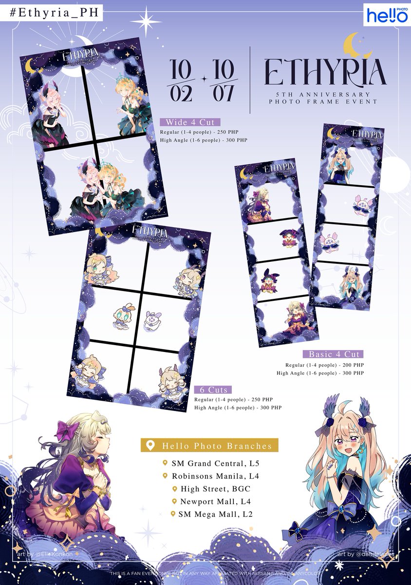 ethyria_ph's tweet photo. Photo Frame Designs Reveal💐

We hope you’ll enjoy taking photos &amp; celebrating this special milestone with Ethyria!

📅Oct 2-7, 2026
📍 Hello Photo
SM Grand Central L5 • Robinsons Manila L4 • High Street BGC • Newport Mall L4 • SM Mega Mall L2

See you there!👋
#Ethyria_PH https://t.co/8dKtfKHpCj