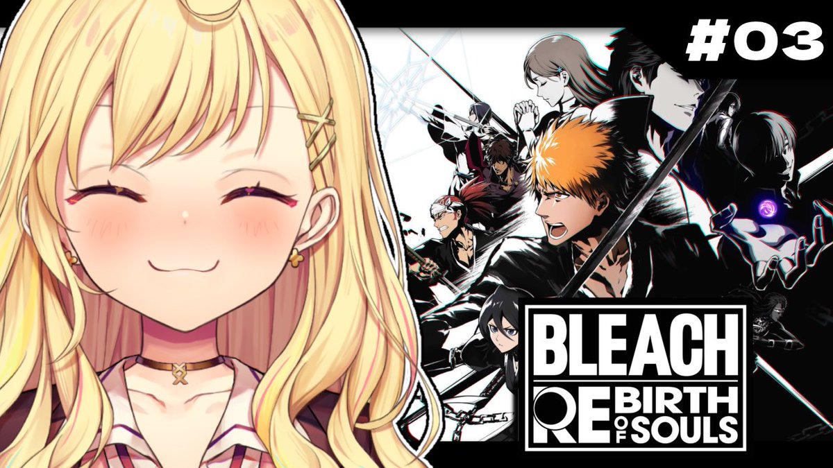 Sara_Hoshikawa's tweet photo. 🌟今日12:00 ⸝⸝ ⭑

おはよう！！完全初見！！
BLEACH Rebirth of Soulsやるよおおおお！！

恋次ナイスキャッチ！！そしておかえりルキア！！！第2章の続きから！
https://t.co/w0aLF2pyjR https://t.co/iViYxLaOBf