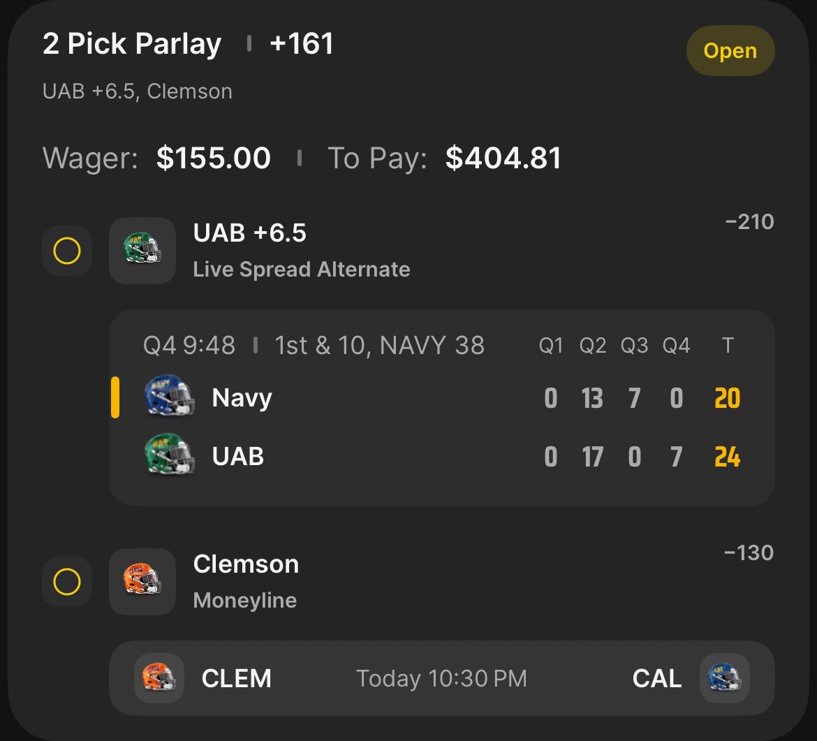 FFGJiggy's tweet photo. Rolling with my boyz tonight 🐅

I know we “ trash “ lol 

#CFBBetting #CFB #CFBparlay https://t.co/EBocfWK5y0