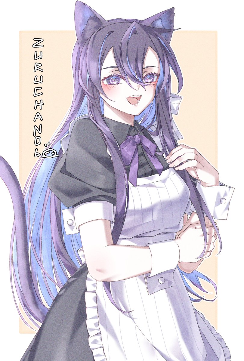 Zuru_chan06's tweet photo. Nyan nyan~ 
#OC #original_character #digitalart https://t.co/stFglbwCb4
