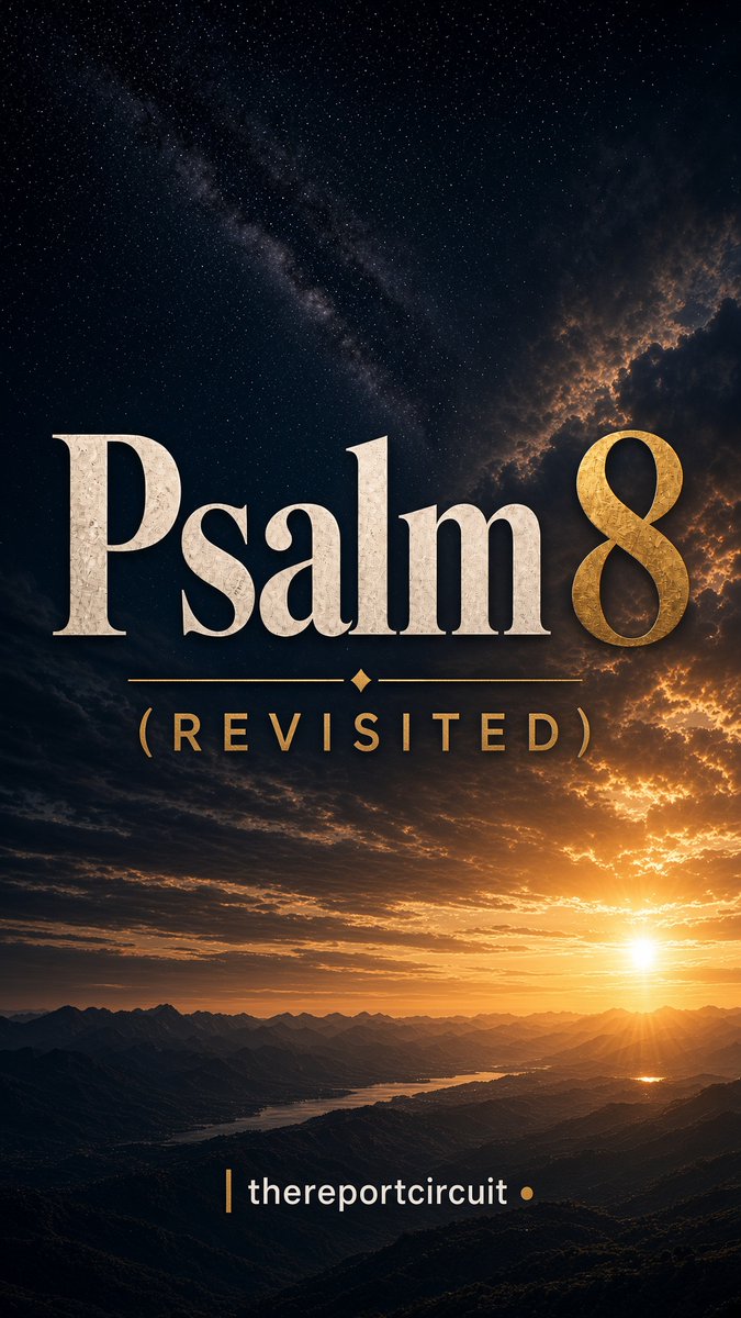 ReportCircuit's tweet photo. Psalm 8 [Revisited] 
Is Updated to Playlist on YouTube.
We Also Released A Revisit Of Psalm 11!
https://t.co/l4yvu7h8dc https://t.co/HE6RoIy84h