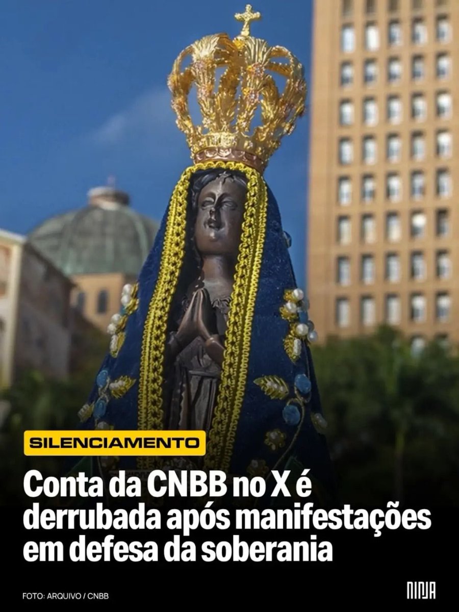 homemcocacola's tweet photo. ELON MUSK DERRUBOU A CONTA DOS BISPOS CATÓLICOS AQUI NO TWITTER

ESPALHEM QUE A DIREITA AMERICANA ESTÁ TENTANDO CENSURAR O CATOLICISMO NO BRASIL!!!! https://t.co/osStOddryx