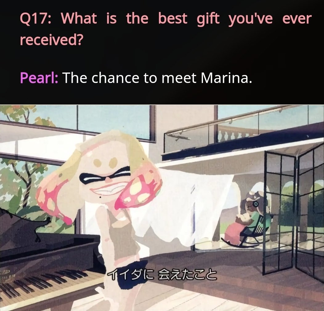 ejdoot's tweet photo. Pearl's love and affection towards Marina is more subtle than Marina's love towards Pearl so I wanted to highlight some of Pearl's absolutely showing her love to Marina moments https://t.co/c006EfMdwU
